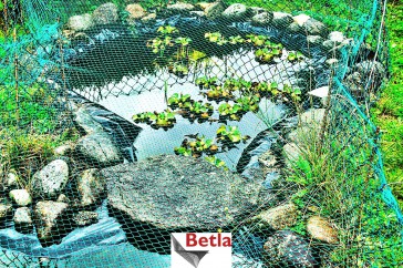 Siatki Barlinek - Siatka ochronna na oczko wodne w ogrodzie dla terenów Barlinka